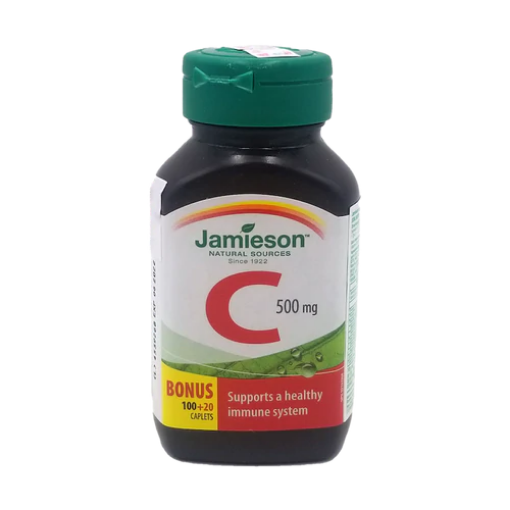 圖片 Jamieson 健美生 Vitamin C 500 mg 100 片+ 20 片裝