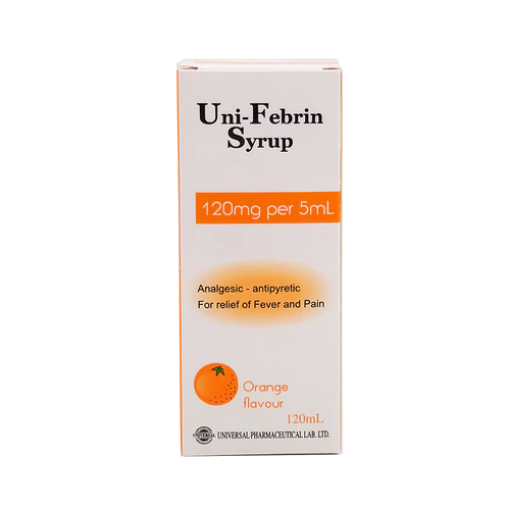 圖片 Uni-Febrin Syrup Orange Flavour 120 ml