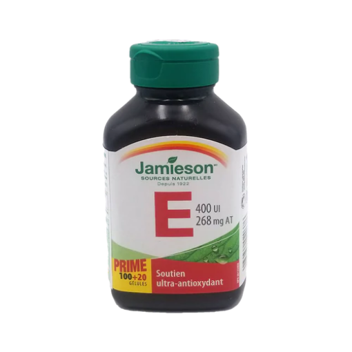 圖片 Jamieson 健美生 Vitamin E 400 IU 268 mg AT 100 + 20 粒