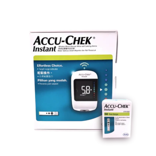 圖片 Accu-Chek Instant 逸智血糖機和採血筆 血糖試紙 套裝