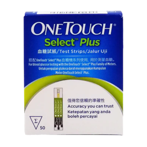 圖片 OneTouch® Select Plus 穩睿血糖試紙 50 片