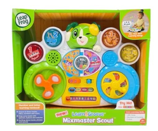 圖片 【購物滿 $200 可用 $59.9 加購】Leapfrog Learn & Groove Michristmaster Scout 跳跳蛙 燈光樂器（適合 1 - 3 歲）