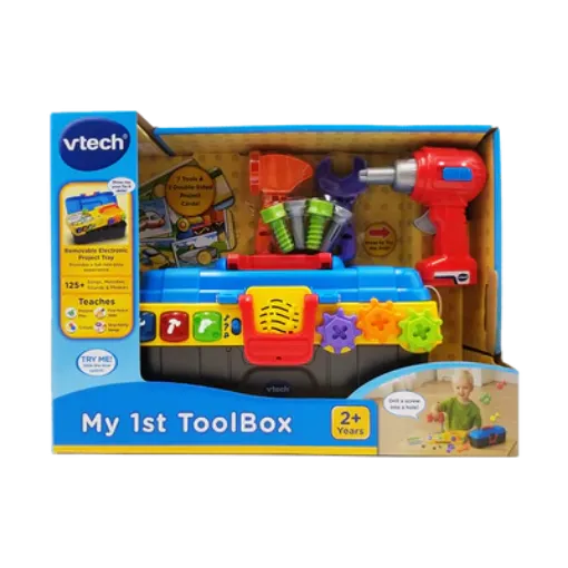 圖片 【購物滿 $200 可用 $54.9 加購】Vtech My 1st ToolBox 多用途學習工具箱 (2歲＋)