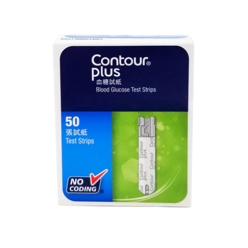 圖片 CONTOUR®PLUS 血糖測試紙 50 片