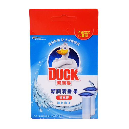 圖片 Duck 潔廁得 香凍清新海洋 補充裝孖裝 38 g x 2