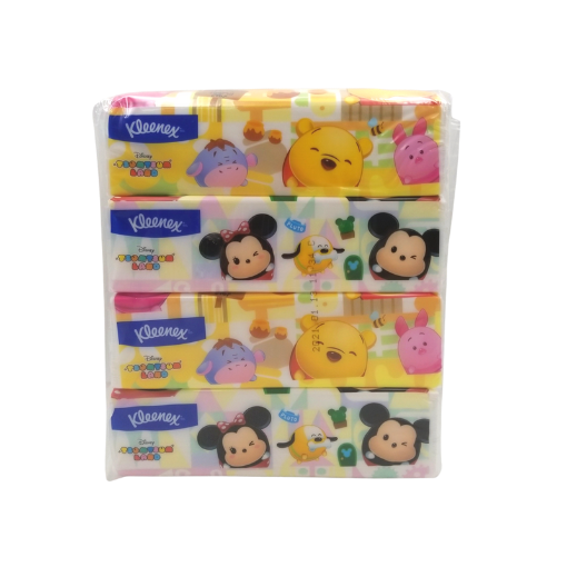 圖片 Kleenex 健力氏 TsumTsum 軟包面紙 4 包裝（款式隨機）