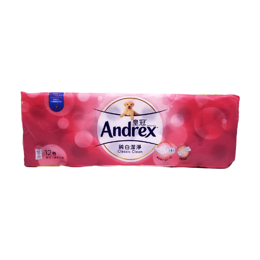 圖片 Andrex 皇冠 純白潔淨 卷紙裝 12 卷