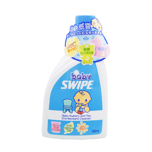 圖片 babySWIPE BB威寶 嬰兒用品及玩具清潔消毒噴霧補充裝 500ml