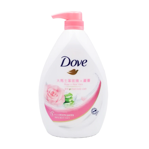 圖片 Dove 多芬 玫瑰 x 蘆薈沐浴乳 1000 ml