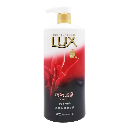 圖片 Lux 力士 植物香薰精油絢爛紫羅香氛沐浴乳 1000 ml