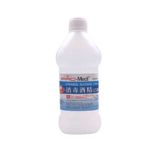 圖片 Pro-Medi 消毒酒精 75% 420 ml