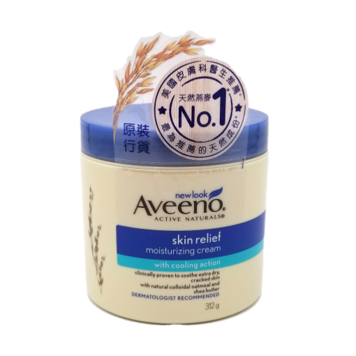 圖片 Aveeno Skin Relief 天然燕麥高效舒緩潤膚霜 312 g