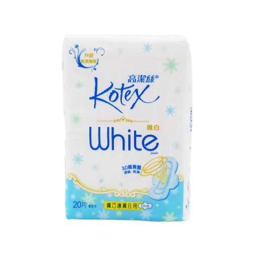 圖片 Kotex 高潔絲 唯白 White 纖巧護翼日用 23 cm 20 片