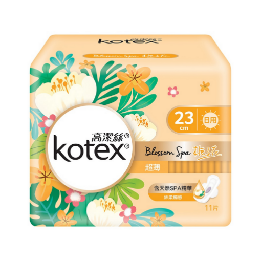 圖片 Kotex 高潔絲 Blossom Spa 梔子花 超薄日用 23cm 11片