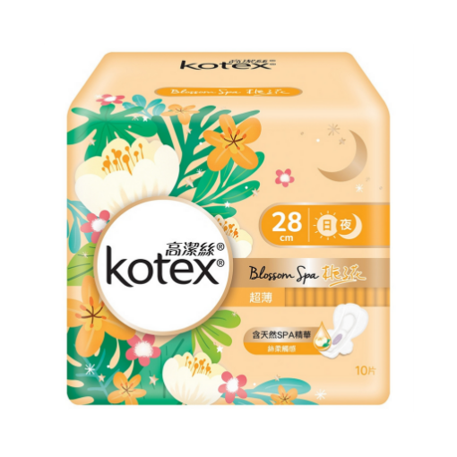 圖片 Kotex 高潔絲 Blossom Spa 梔子花 超薄日夜用 28cm 10片