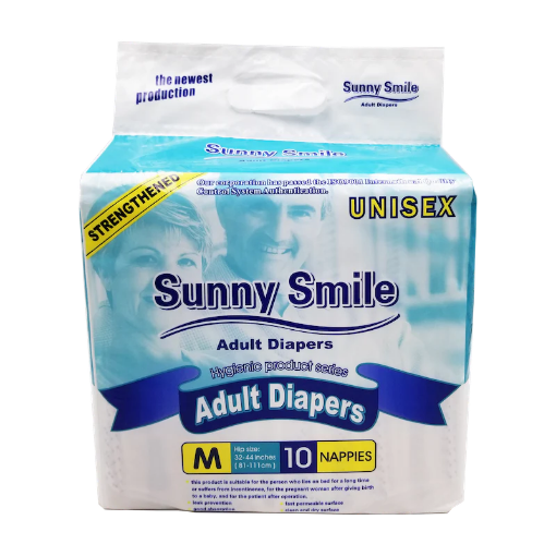 圖片 Sunny Smile 親親樂成人紙尿片褲 M 碼 10 片