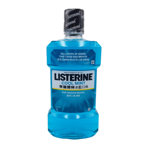 圖片 Listerine 李施德林 冰藍口味漱口水 1000 ml