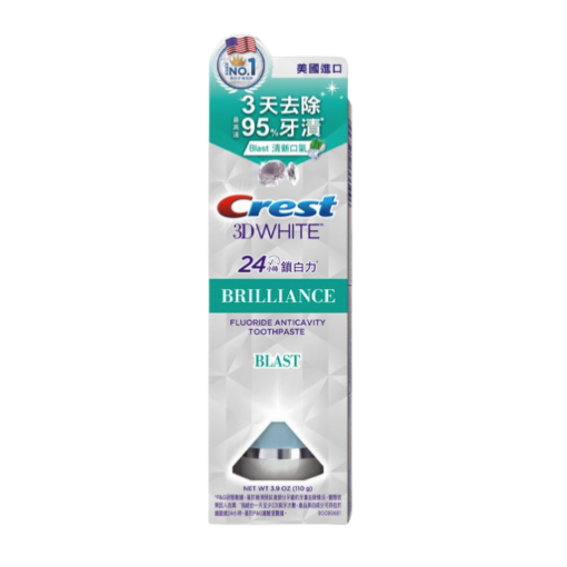 圖片 Crest 佳齒 3D 閃亮白專業美白牙膏 清新口氣 110 g