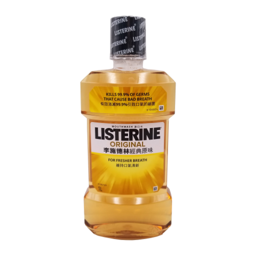 圖片 Listerine 李施德林 經典原味漱口水 1000 ml