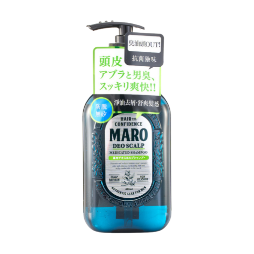 圖片 【香港行貨 🇭🇰】MARO 除臭淨油防脫洗頭水 - 無矽配方 480 ml