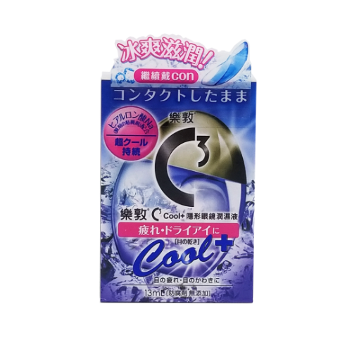 圖片 Rohto 樂敦 C3 Cool+ 隱形眼鏡專用眼藥水 13 ml