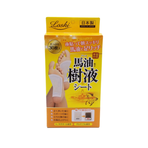 圖片 Loshi 樂絲 馬油樹液足貼 Foot Patch 30 片