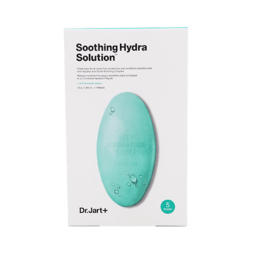 圖片 Dr.Jart+ Soothing Hydra Solution 專業瞬間水潤面膜 5 片（有效日期：1/2022）