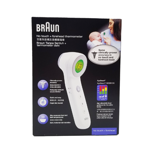 圖片 BRAUN 百靈牌 免接觸及接觸額溫槍 BNT 400