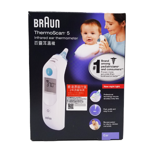 圖片 BRAUN ThermoScan 5 IRT 6030 百靈耳溫槍