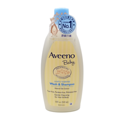 圖片 Aveeno Baby 嬰兒天然燕麥沐浴洗髮露 532 ml